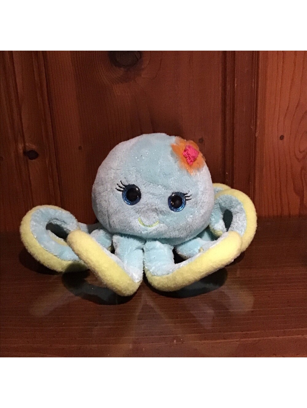 First and Main Octavia Octopus Plush Blue Fanta Sea Sparkle Stuffed Animal